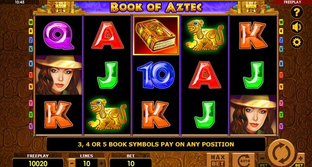 Book of Aztec spielen